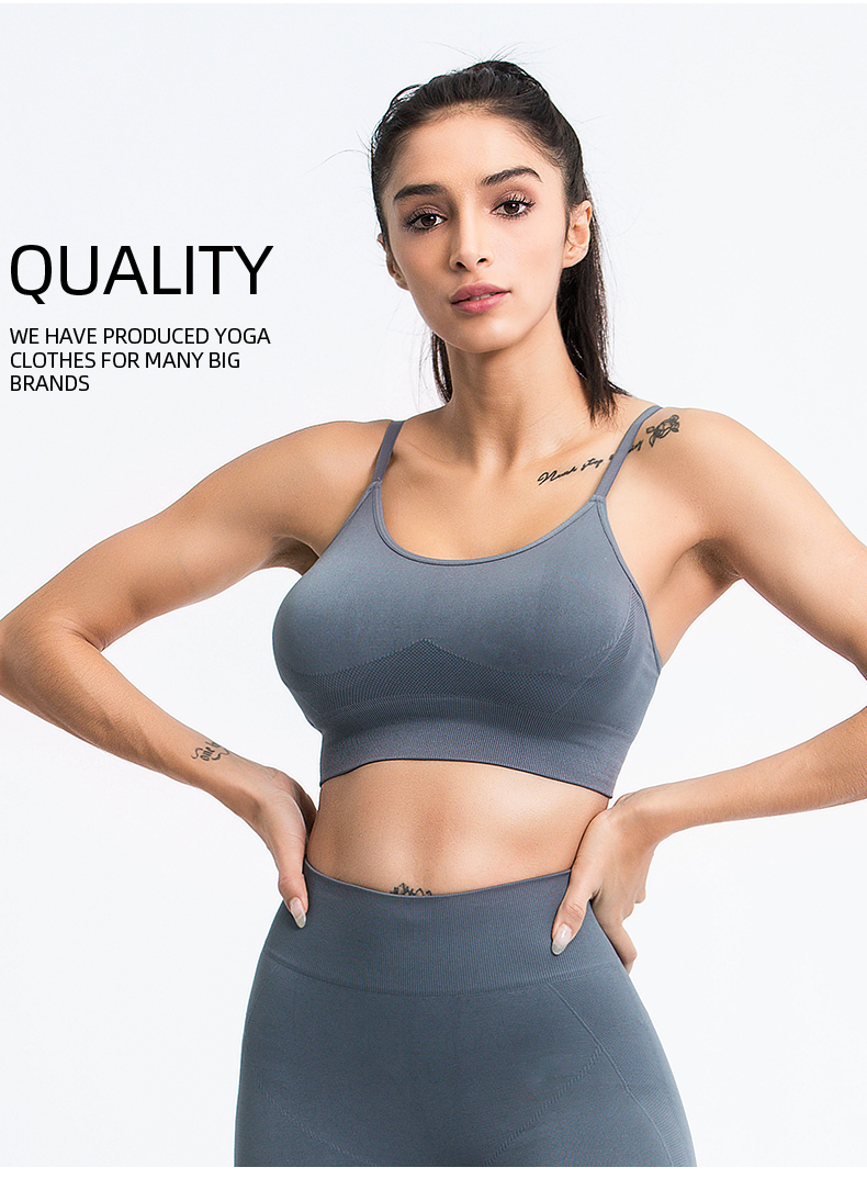 China Special Design for Soft Shell Men Jacket - Fitness Ladies Girls  Workout Gym Sports Bra Adjustable Shoulder Strap Tops Custom Logo Exercise  Running Women Yoga Bra – Omi factory and suppliers