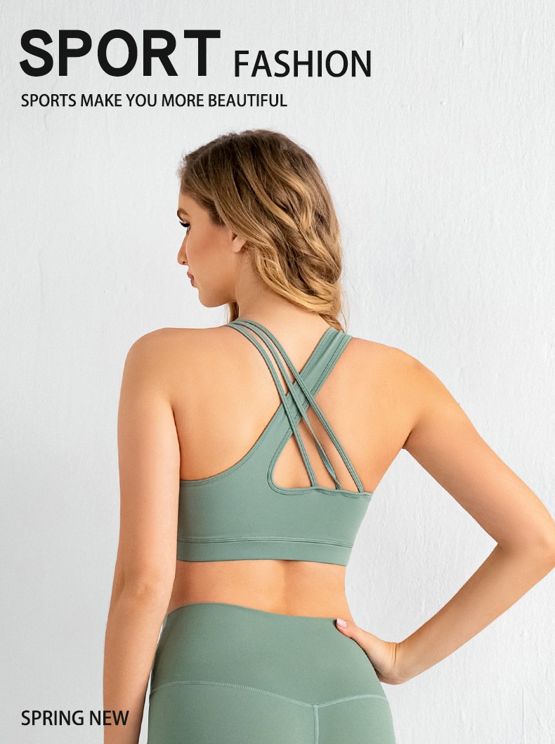 China Sexy gym sports bra for women sportswear yoga bra top women